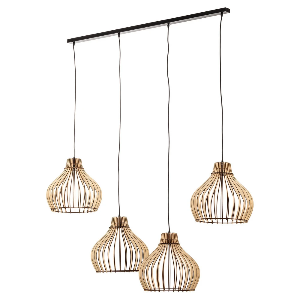 Suspension ZW Bec 380, quatre lampes