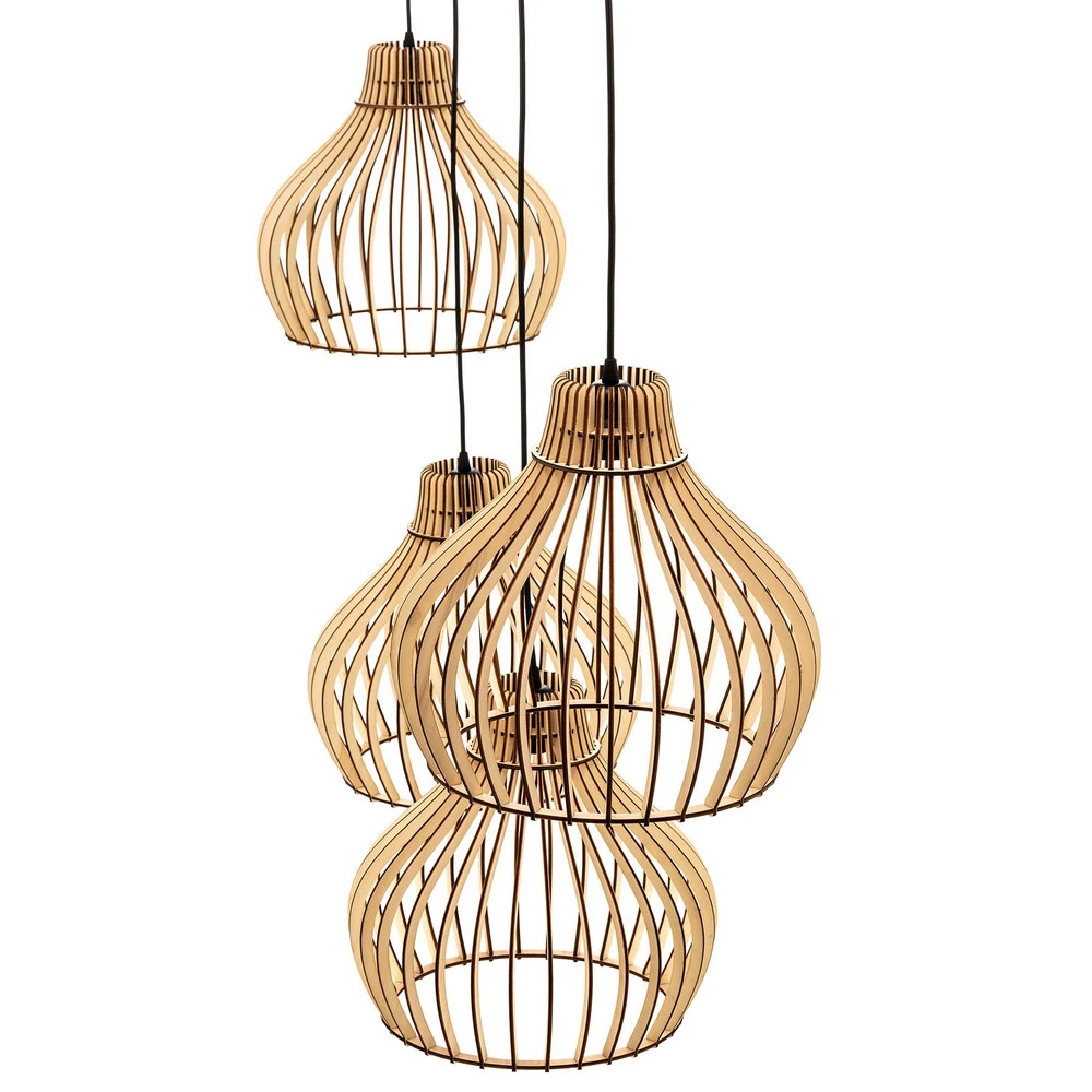 Suspension ZW Bec 380, quatre lampes