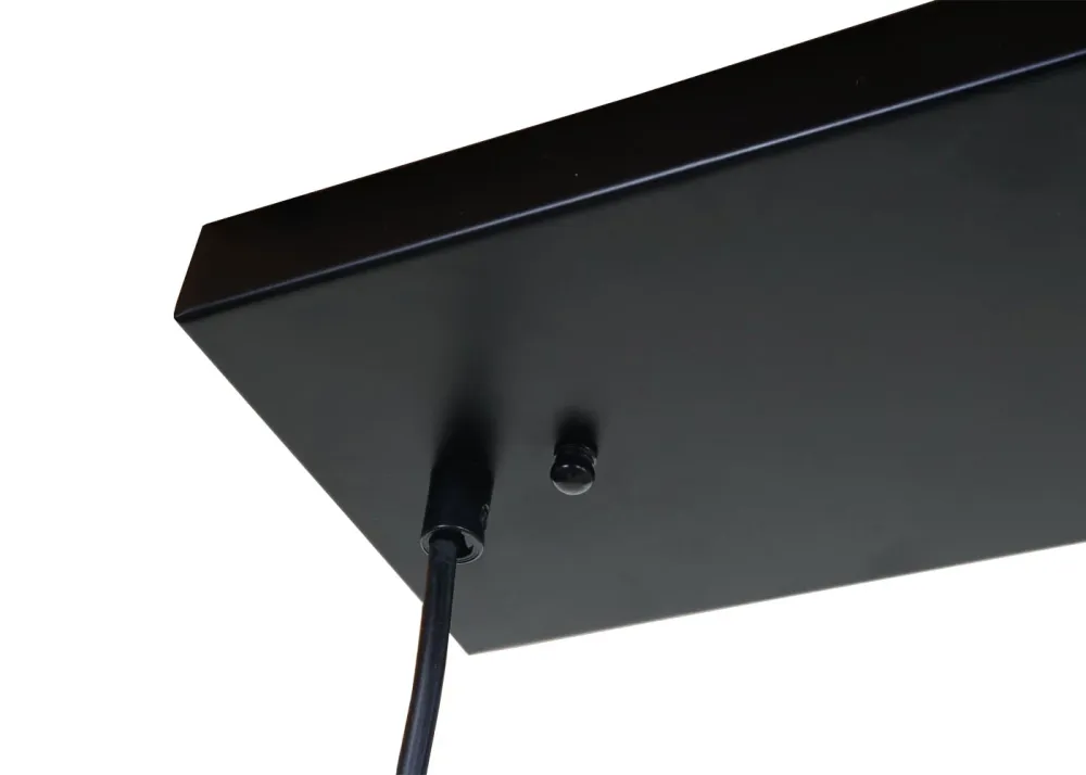 Suspension lampe suspendue suspension design industriel vieux style bois massif métal noir 3 abat-jour 04_0004049