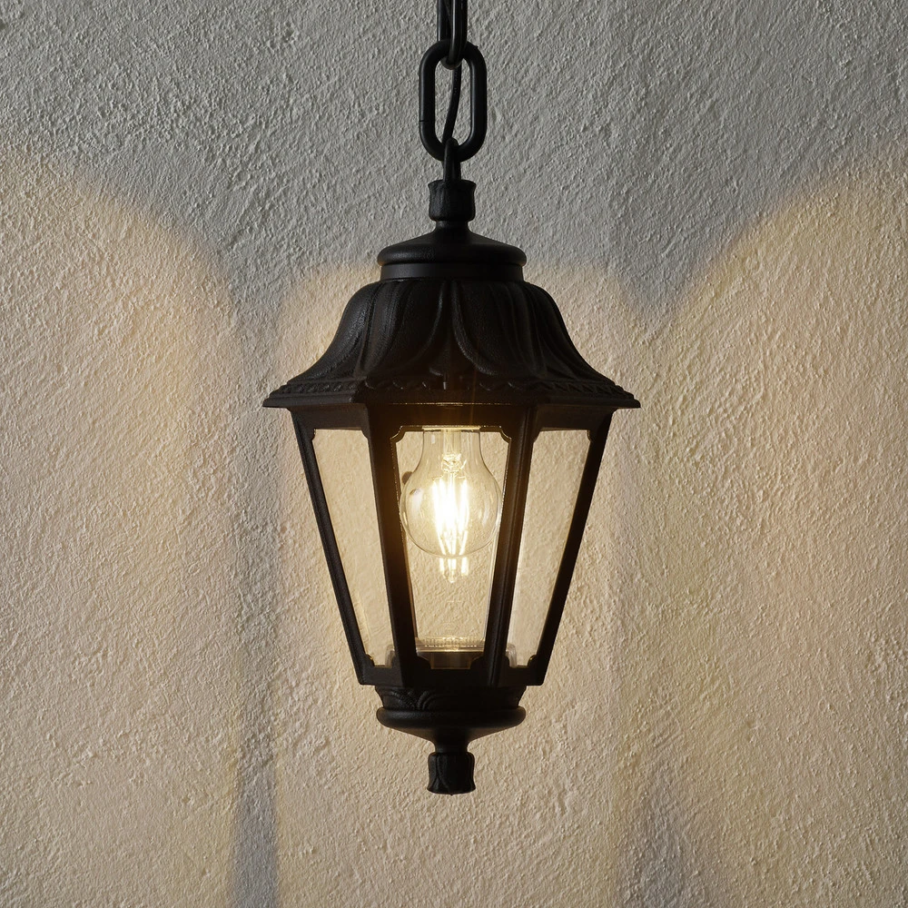 Suspension LED Sichem Anna 6 W 2 700K noire/transp