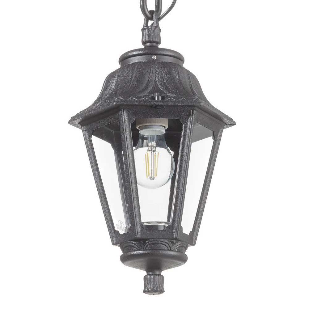 Suspension LED Sichem Anna 6 W 2 700K noire/transp