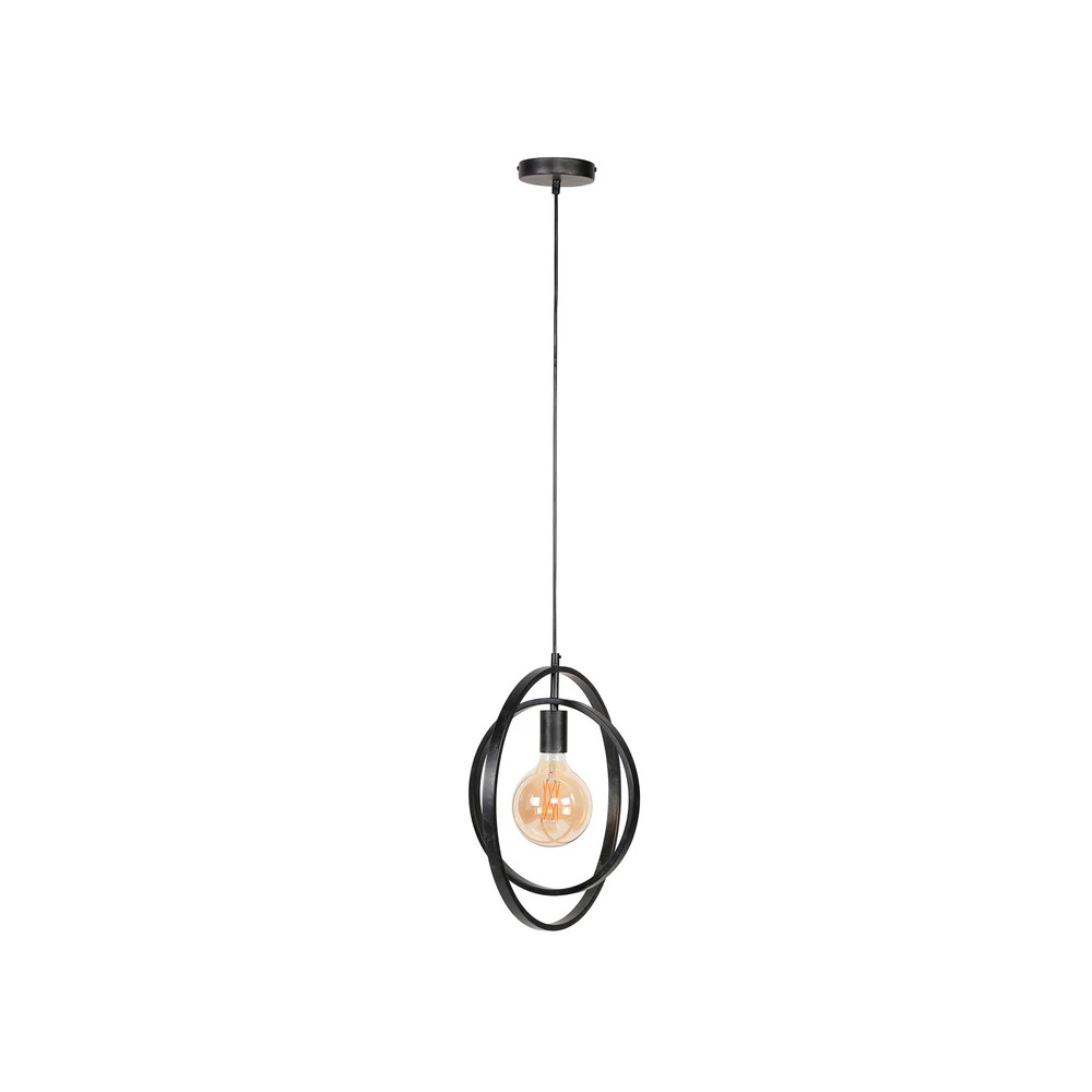Suspension Ringelbach, anthracite, à une lampe