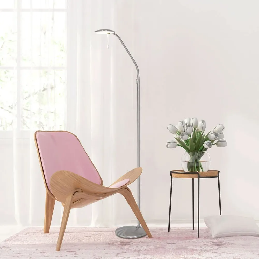 Abat-jour conique Lampe Sur Pied Zenith Acier | Elra