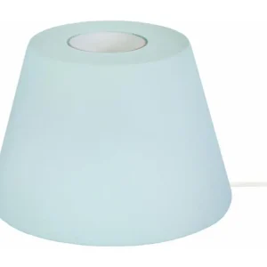 Abat-jour conique Pied de lampe conique bois bleu 7,5 cm.