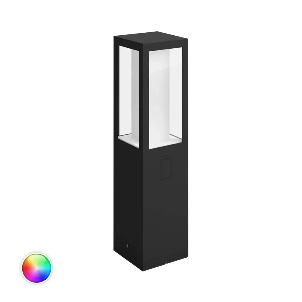 Balise extérieure LED 2x8W 24V sur pied 40cm blanche PHILIPS Hue