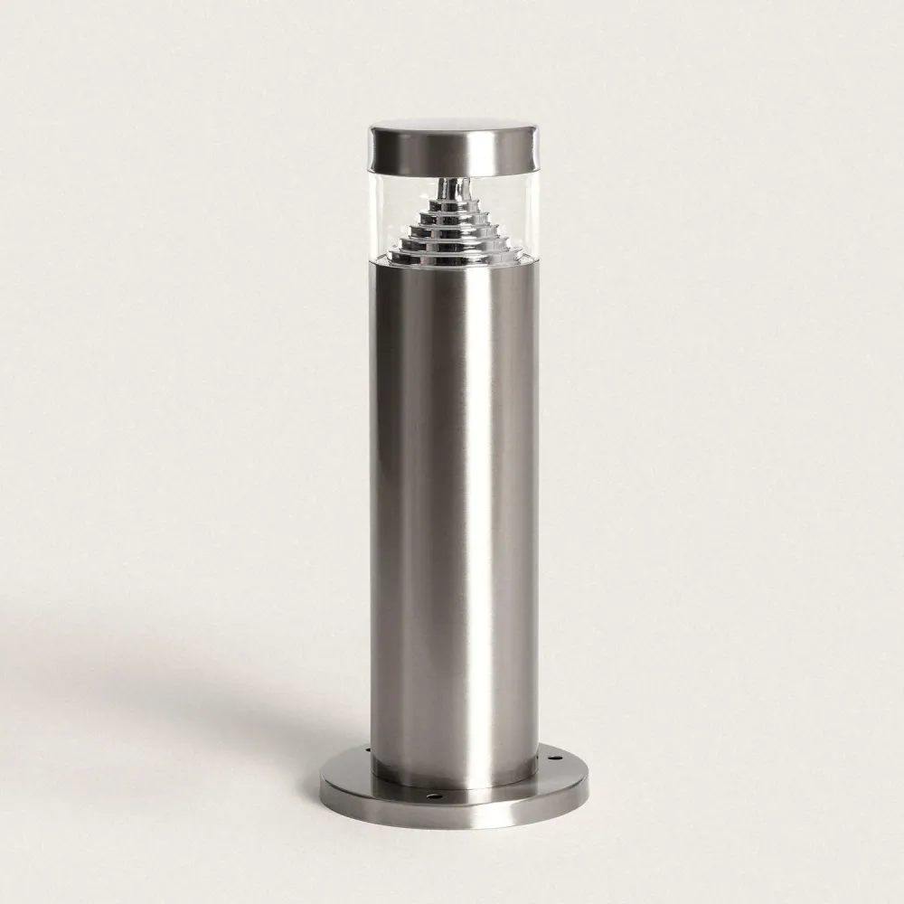 Éco-Énergétique Éclairage LED extérieur 5W, sur pied inox 30cm modèle Inti en saillie