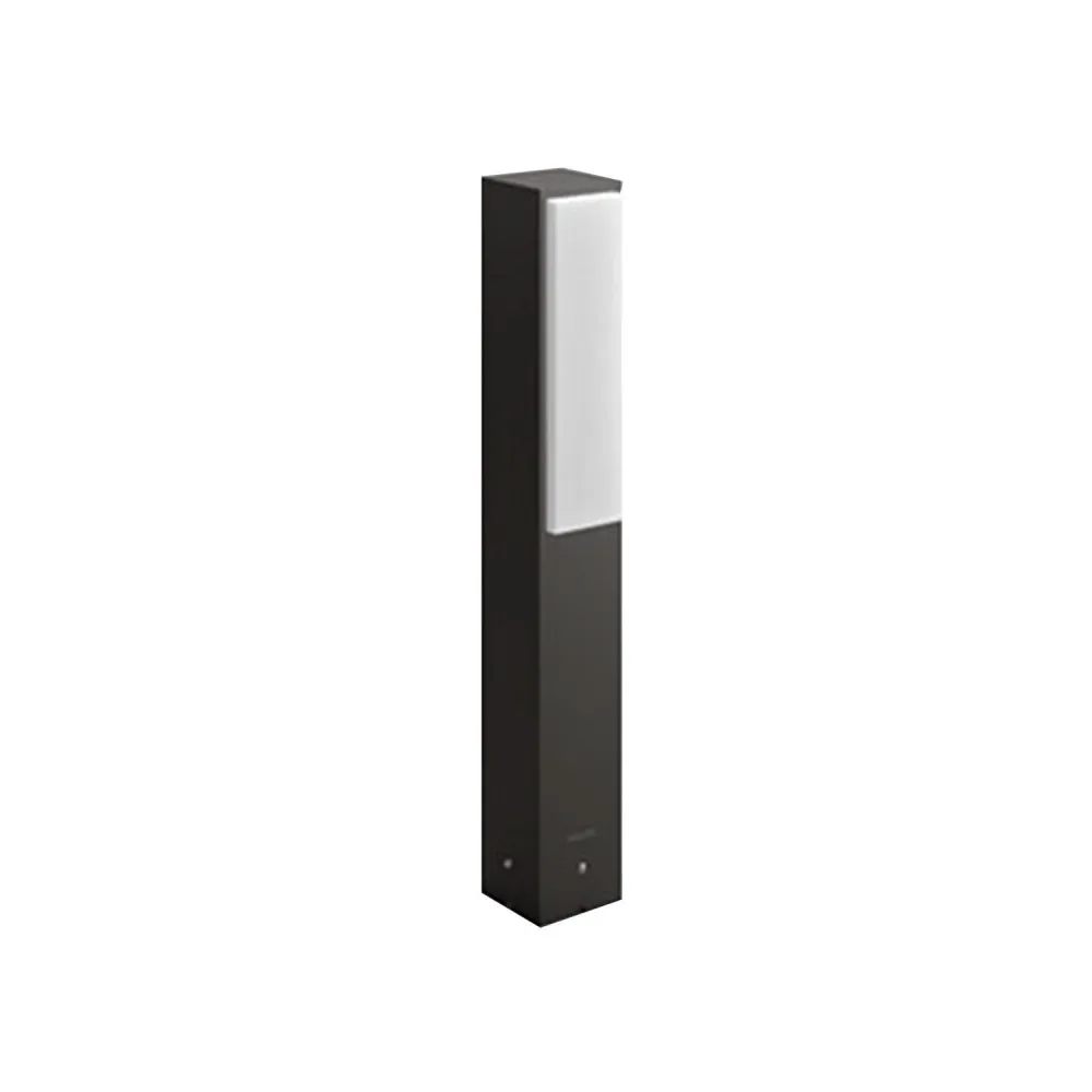 Design Contemporain Éclairage LED PHILIPS 4.5W extérieur, monté sur pied de 42 cm.