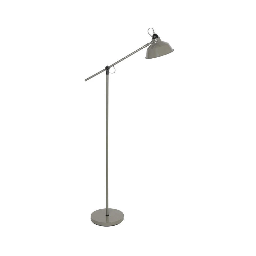 Design Contemporain Lampe sur pied Nové, réglable, vert