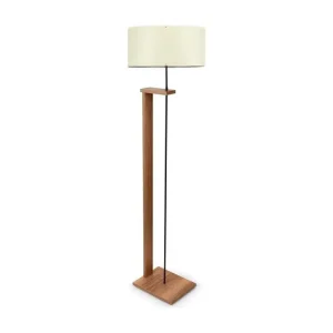 Foot Lamp 150 cm crème écran ample, type E27 Max 60 W, Victoria collection, 27 Max 60 W