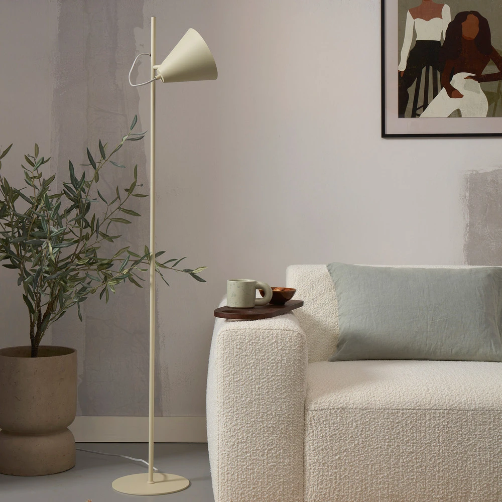 IT'S ABOUT ROMI lampe sur pied Lisbon, vert évident avec Abat-Jour Inclus