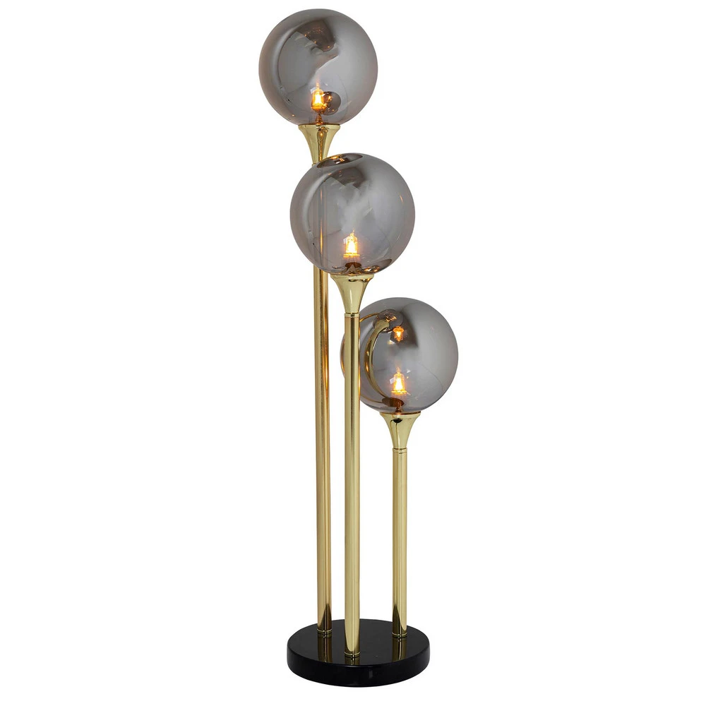 KARE Al Capone Tre Lampe sur pied à 3 lampes. Hauteur 83 cm pour décoration intérieure