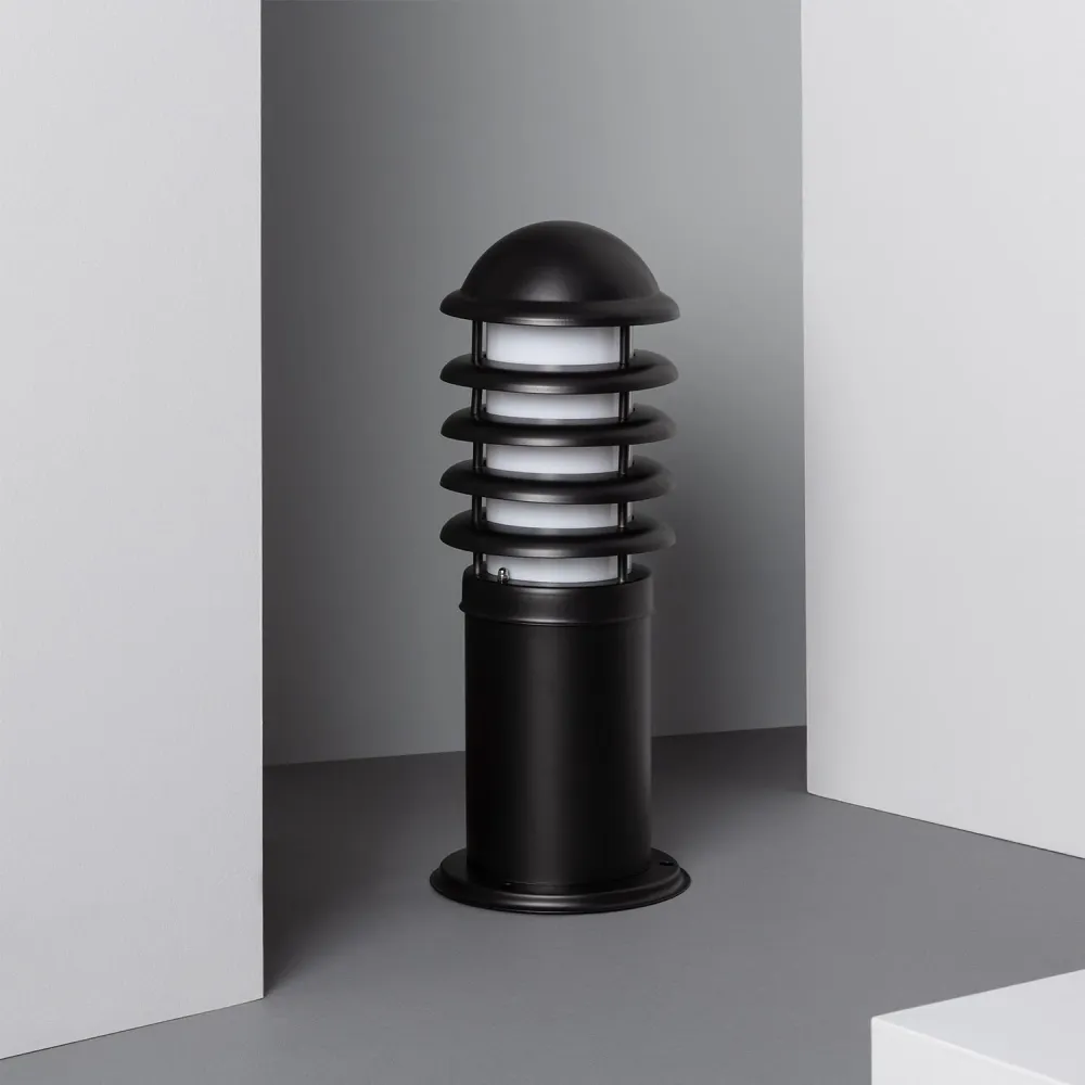 Lampadaire LED extérieur sur pied de 40 cm modèle Guisa. avec Abat-Jour Inclus