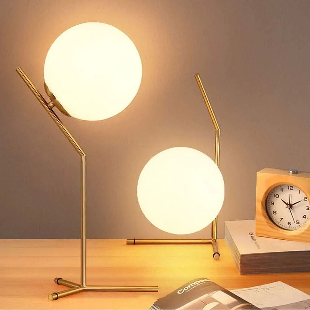 Lampe Boule sur Pied | Éclat Sphérique avec variateur d'intensité