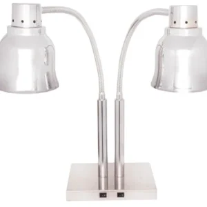 Lampe chauffante sur pied - Chromée / Duo - 240002B