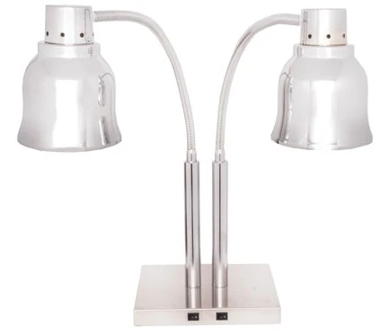Lampe chauffante sur pied - Chromée / Duo - 240002B