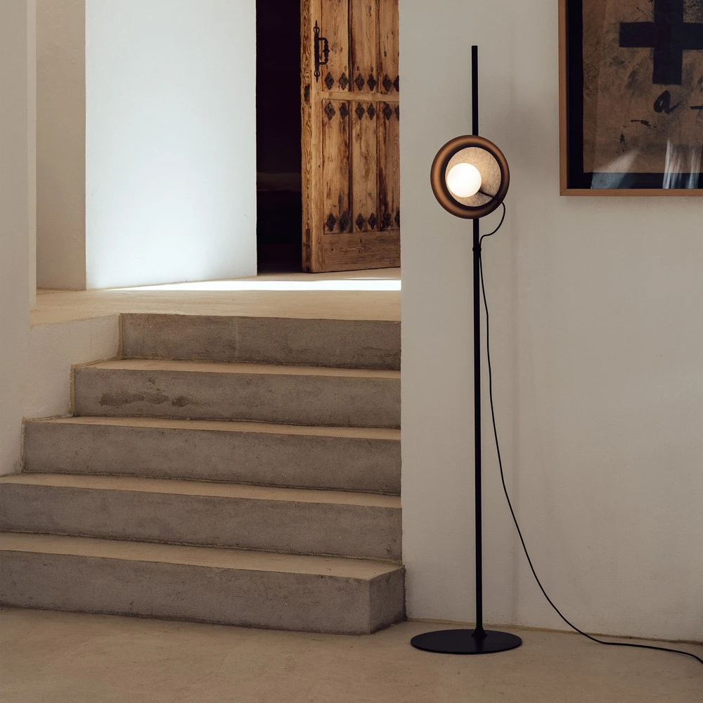 Lampe de chevet Milan Wire lampe sur pied Ø 24 cm anthracite