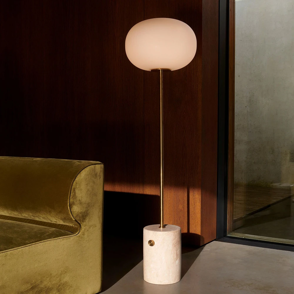 Lampe à poser Audo JWDA lampe sur pied en travertin