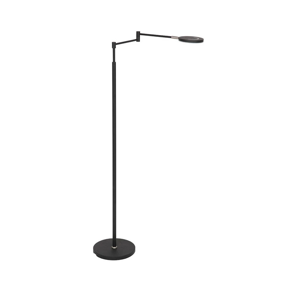 Lampe sur pied LED accumulateur Soleil, noir, métal, variateur d'intensité pour éclairage d'ambiance