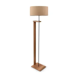 Socle en céramique Lampe à pied 150 cm. brun manifeste, type e27 max 60 W, collection Victoria ,e27 max 60 w Cask