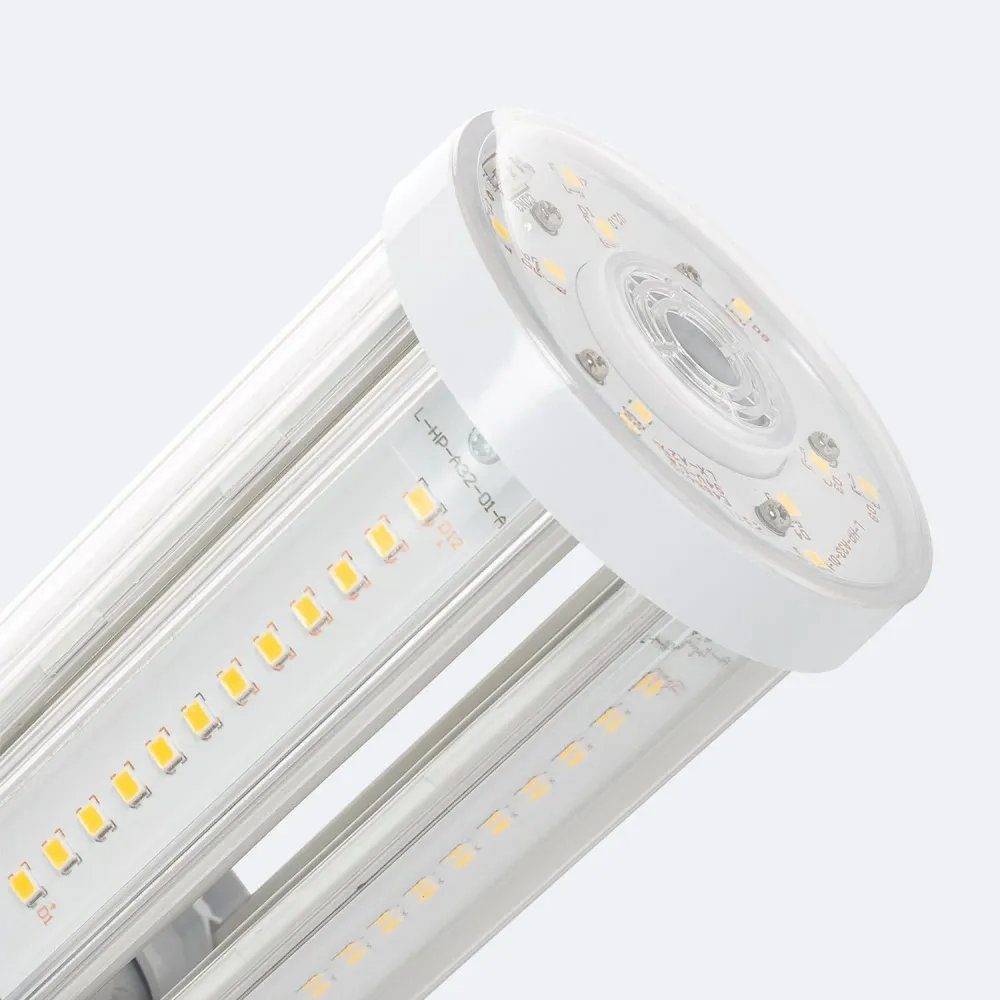 Suspension à trois bras Lampe LED IP65 27W Eclairage Urbain Culot E27 Corn