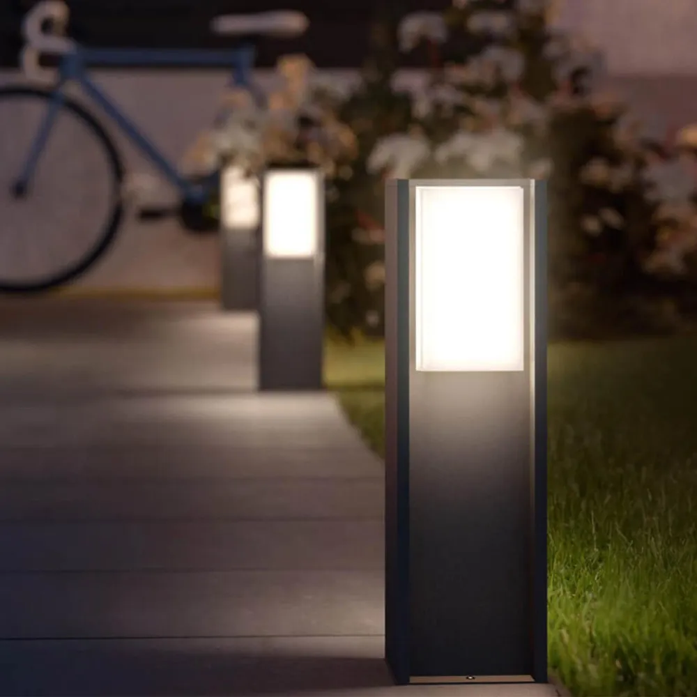 Suspension à trois bras Lanterne sur pied de 40 cm, 9W extérieure, LED blanche PHILIPS Hue