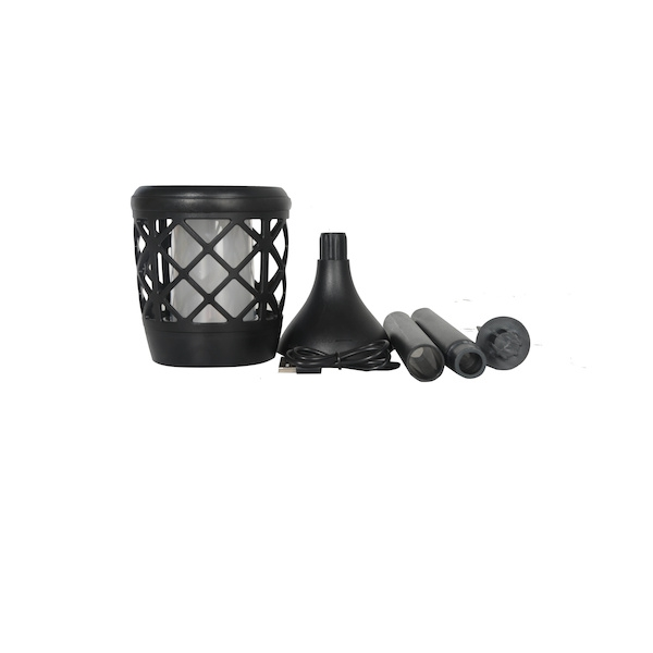 Lanterne torche LED solaire GIZMO SOLAR - 78 Lm - 1500 K - noir - SYLVANIA avec kit de fixation