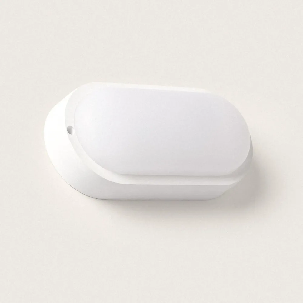 Balise solaire Lanterne extérieure LED ovale 25W avec capteur mouvement et lumière IP65 94x198 mm