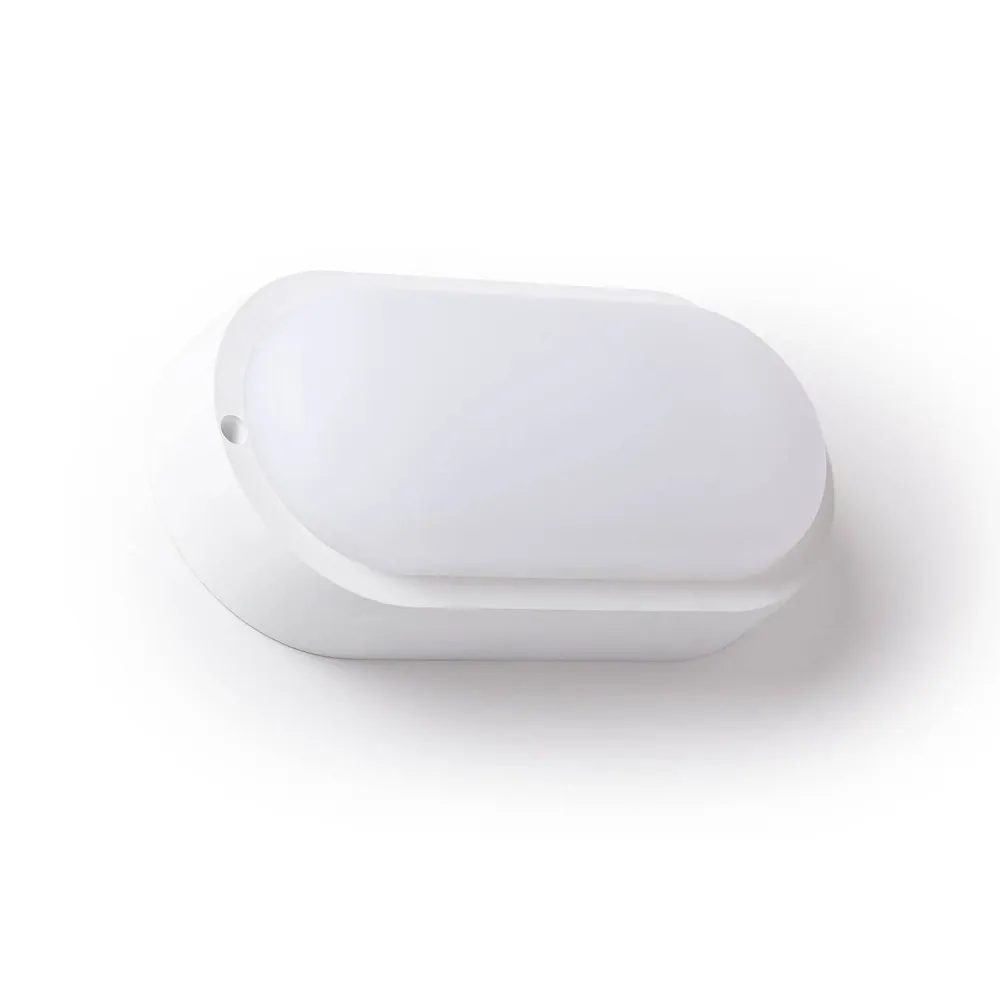 Balise solaire Lanterne extérieure LED ovale 25W avec capteur mouvement et lumière IP65 94x198 mm