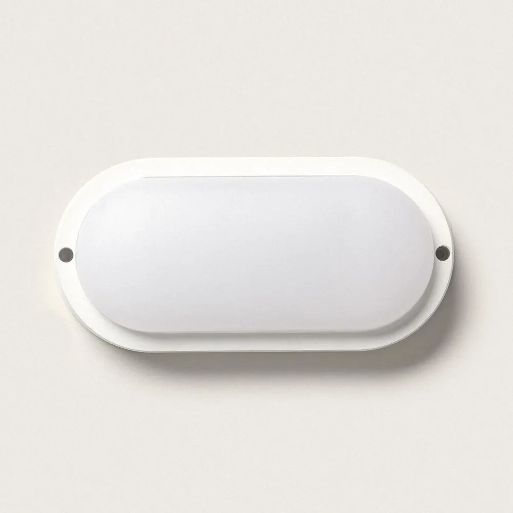 Balise solaire Lanterne extérieure LED ovale 25W avec capteur mouvement et lumière IP65 94x198 mm
