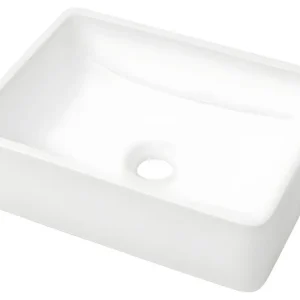 Lavabo céramique lave-mains vasque evier pour salle de bain toilette 41 x 30 cm blanc 02_0002526
