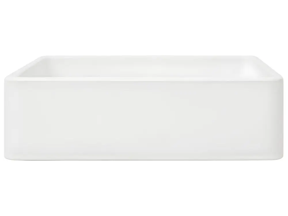 Lavabo céramique lave-mains vasque evier pour salle de bain toilette 41 x 30 cm blanc 02_0002526