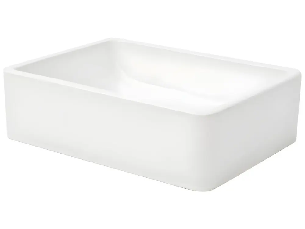Lavabo céramique lave-mains vasque evier pour salle de bain toilette 41 x 30 cm blanc 02_0002526