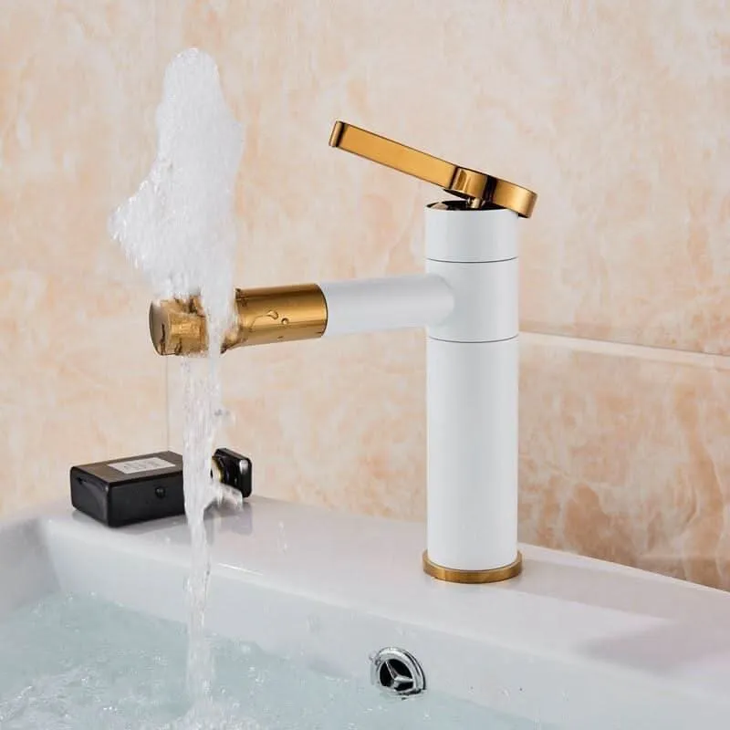 Mitigeur Lavabo 360° | Équilibre Géométrique pour Douche à l'Italienne