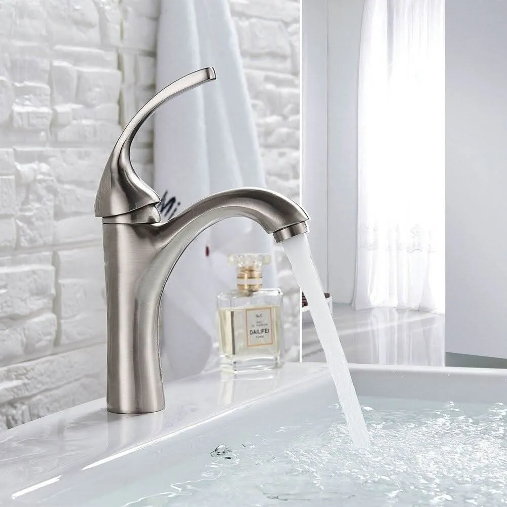 Robinet à détection Mitigeur Lavabo Courbé | Ligne Élégante