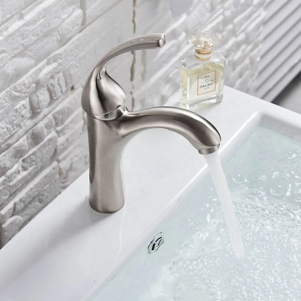 Robinet à détection Mitigeur Lavabo Courbé | Ligne Élégante