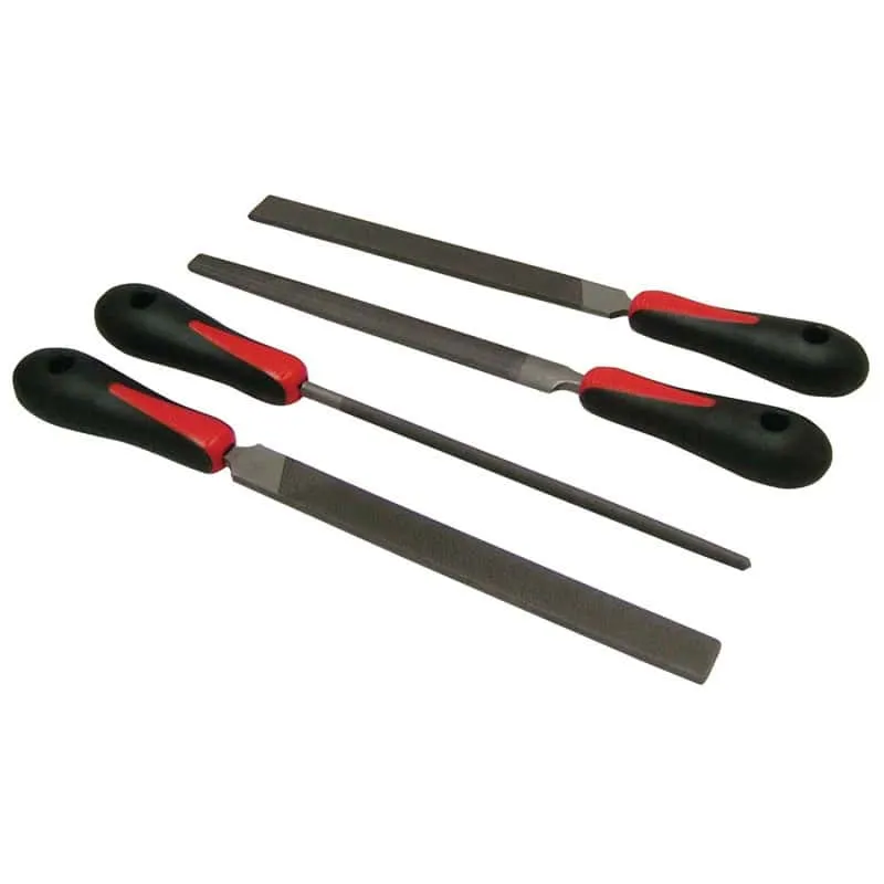 Jeu de 4 limes manche bi-matière MOB 0935208201