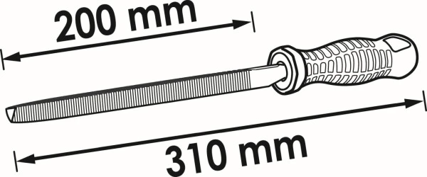 Lime triangulaire VIGOR 310 mm V1788 commander à bas prix