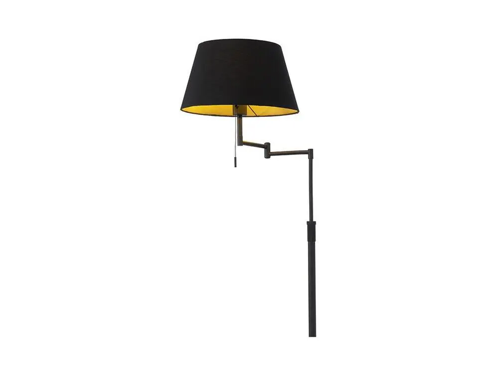 Guirlande lumineuse Lampadaire intelligent noir avec abat-jour noir avec Wifi A60 - Ladas Prestigieux