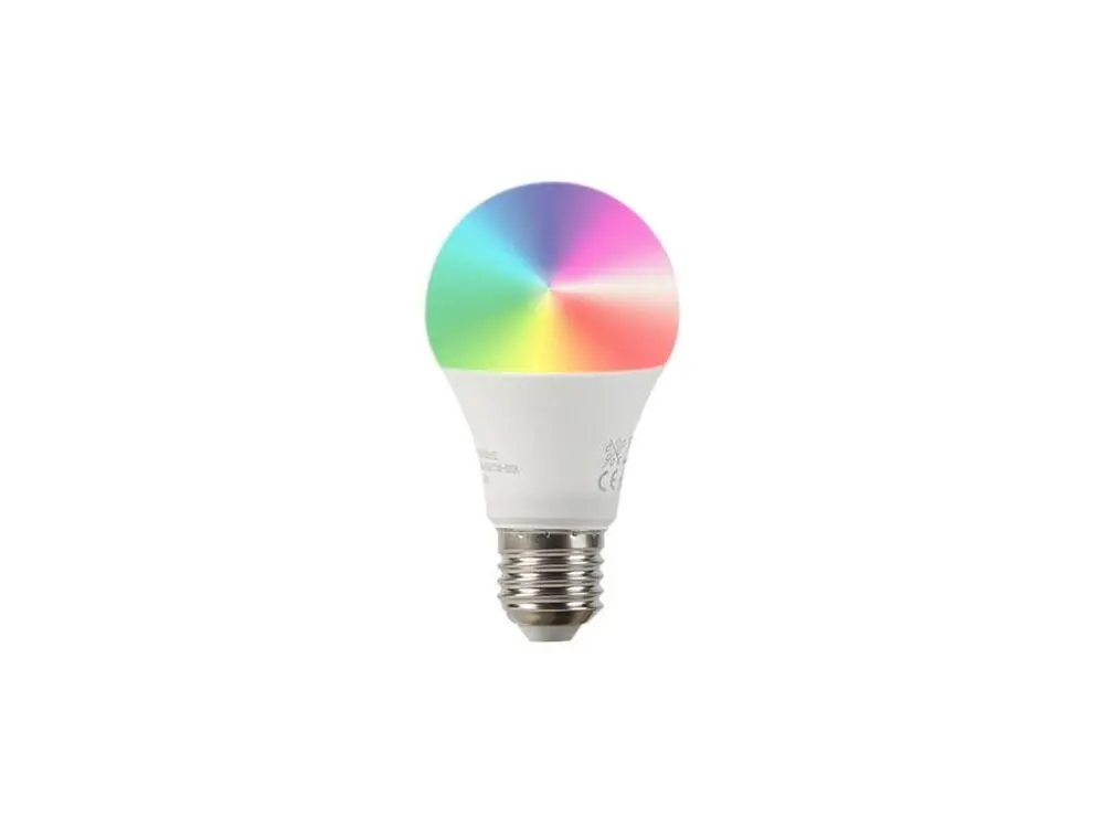 Guirlande lumineuse Lampadaire intelligent noir avec abat-jour noir avec Wifi A60 - Ladas Prestigieux