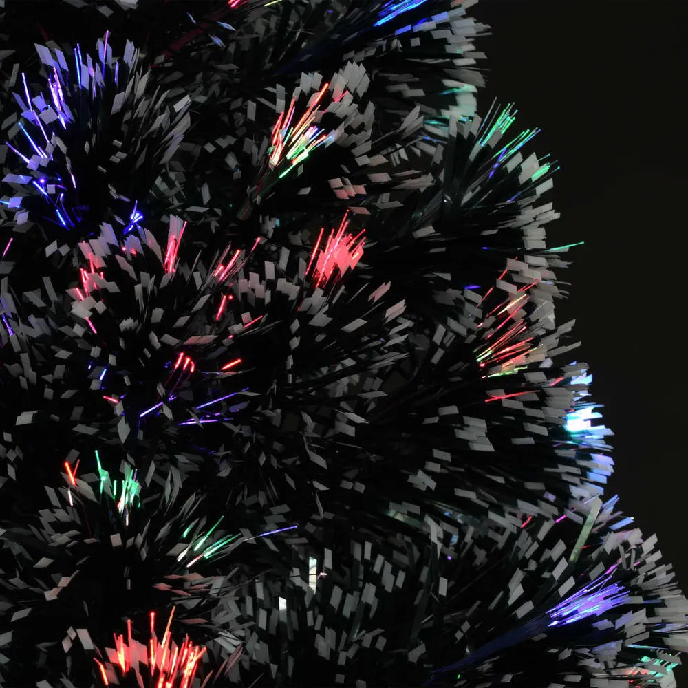 Lustre à cristaux Arbre de Noël pré-éévidenté avec support 240 cm fibre optique