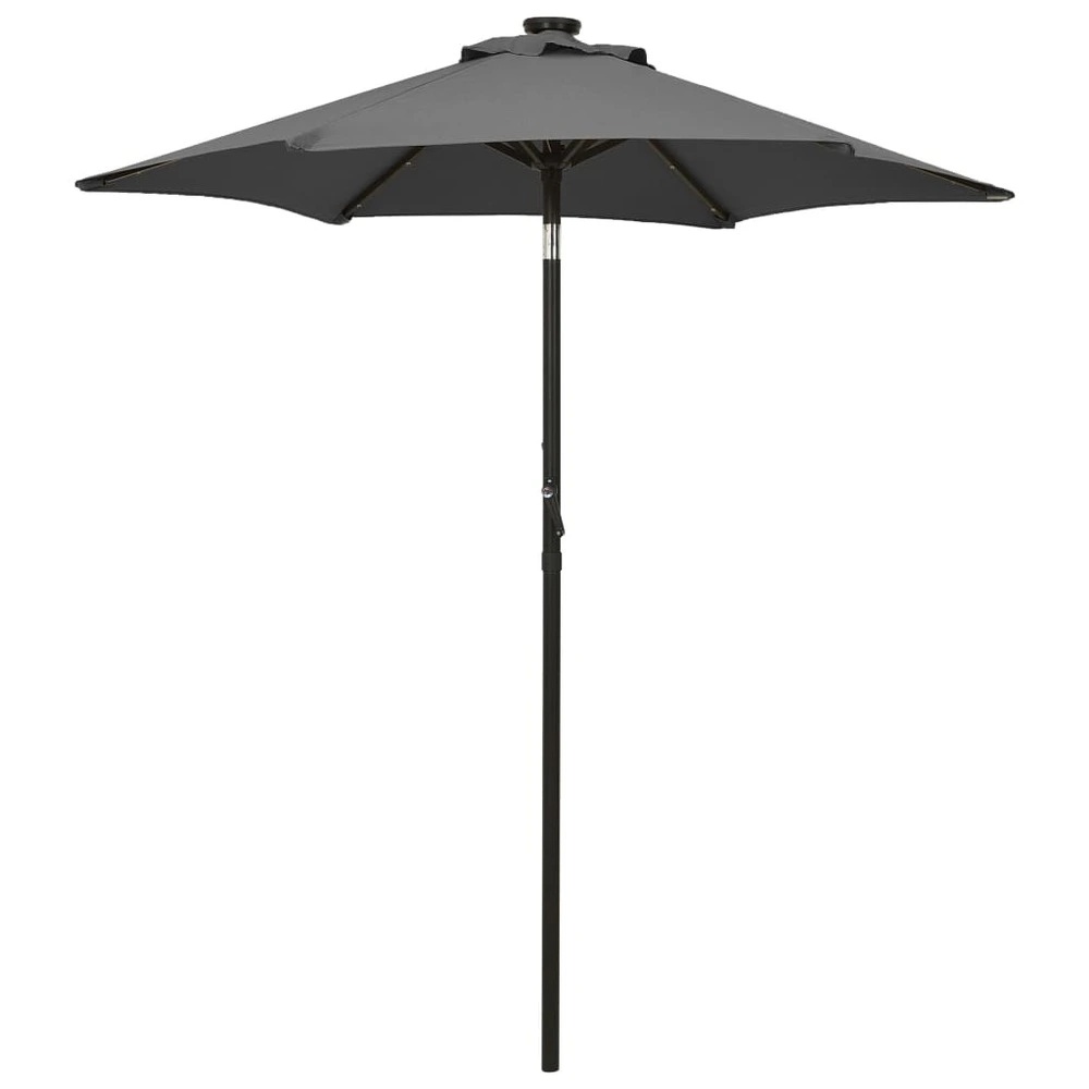 Spot encastrable Parasol avec lumières led anthracite 200 x 211 cm aluminium
