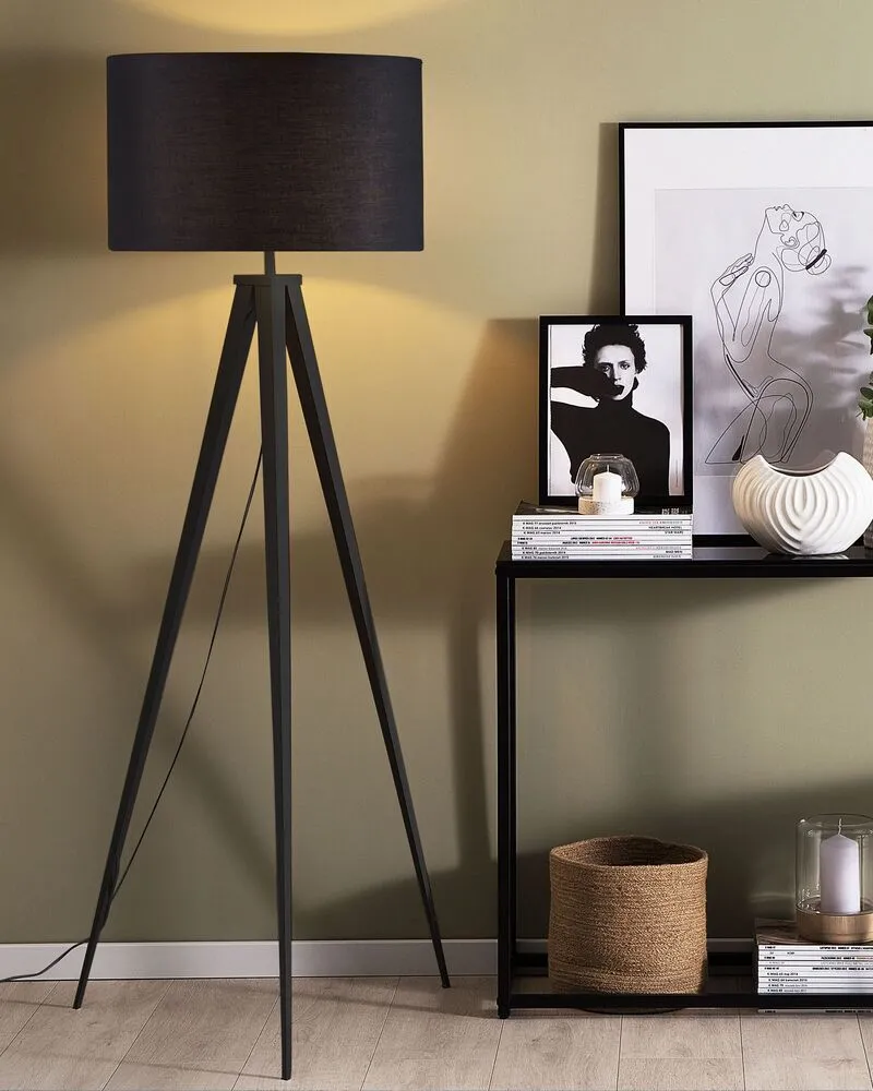 Lampadaire noir STILETTO Style industriel