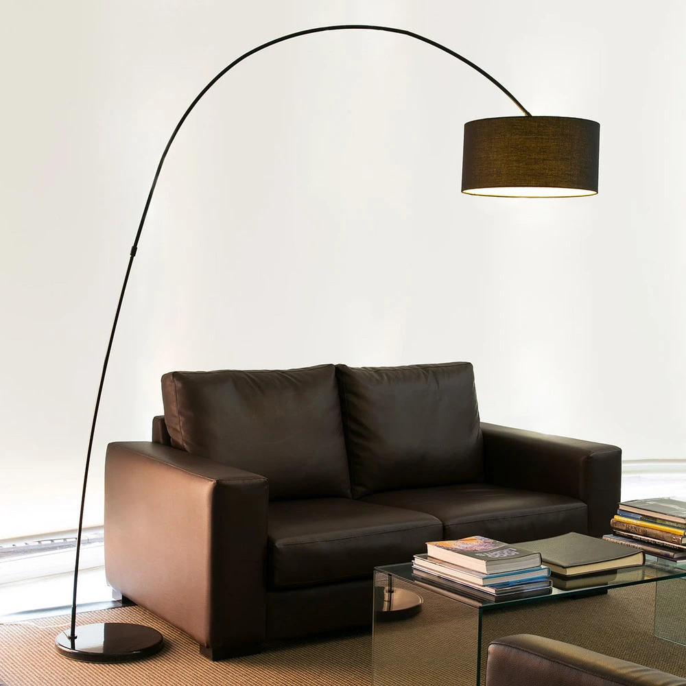 Lampe à lave Luminaire arqué décoratif PAPUA noir