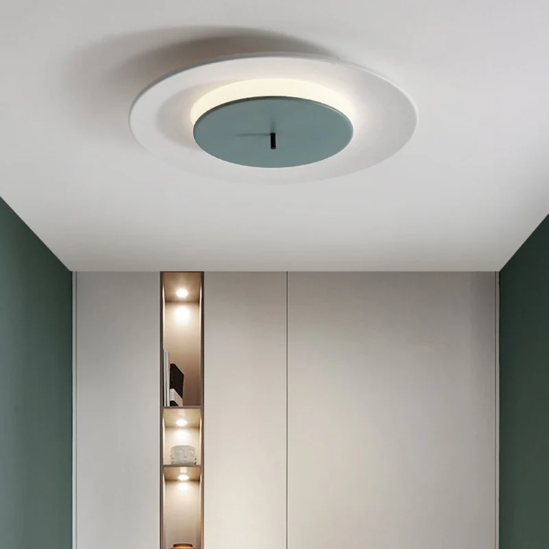 Lampe à lave Luminaires encastrés circulaires, plafonnier nordique en acrylique pour chambre à coucher