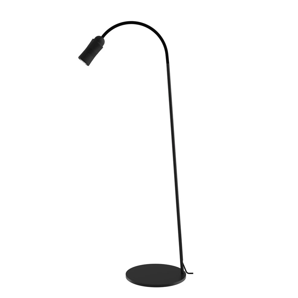 Lampe à sel Neo! Floor lampadaire LED dimmable noir/noir