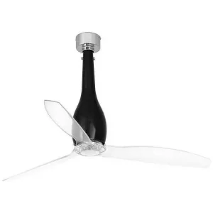 Luminaire à effet ETERFAN M Ventilateur DC noir brillant/transparent