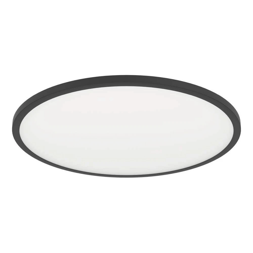 Lustre à cristaux EGLO connect Sarsina-Z Plafonnier noir Ø60cm