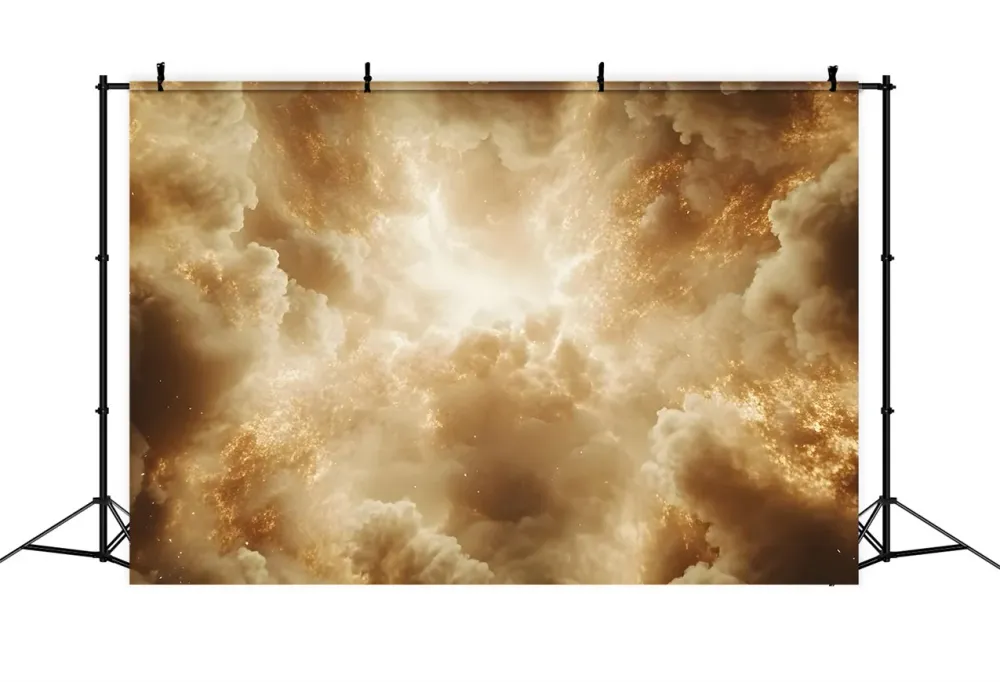 Certifié IP65 Étanche Toile de fond Nuage Magique Lumière Dorée LXX1-325