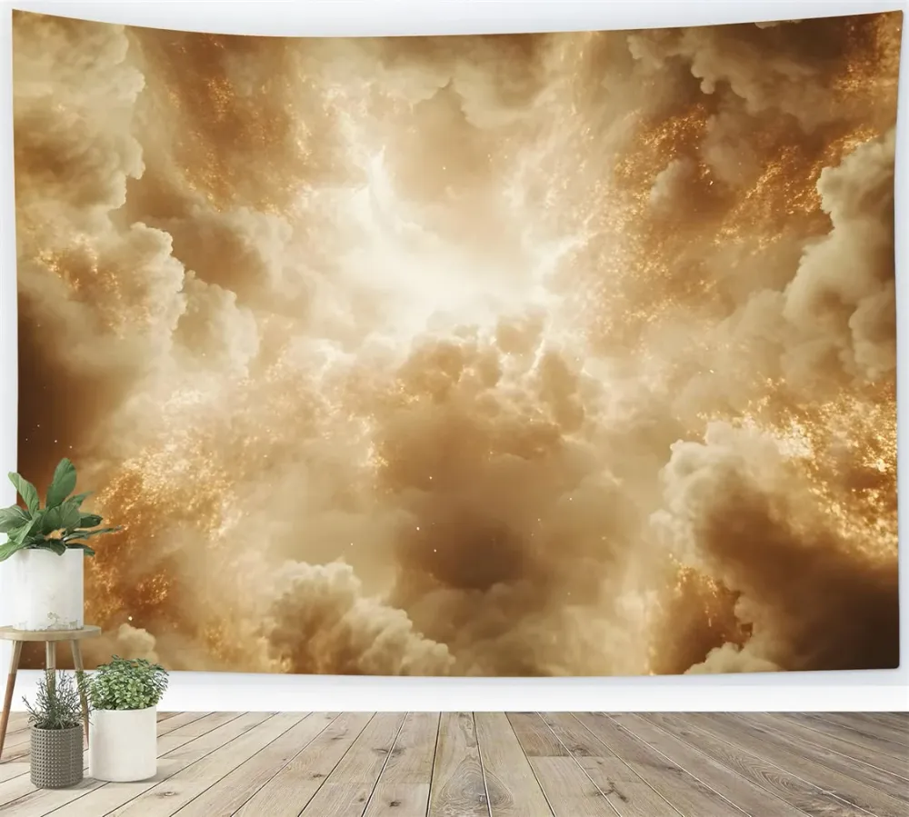 Certifié IP65 Étanche Toile de fond Nuage Magique Lumière Dorée LXX1-325