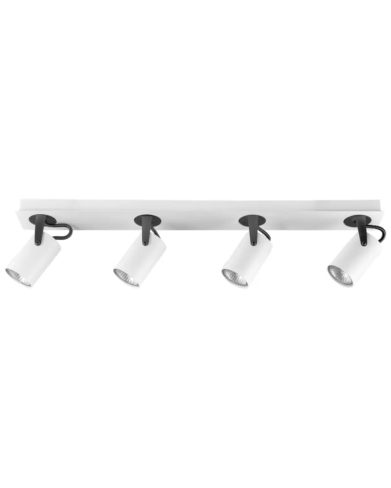 4 Light Spotlight Metal Bar Blanc pur KLIP